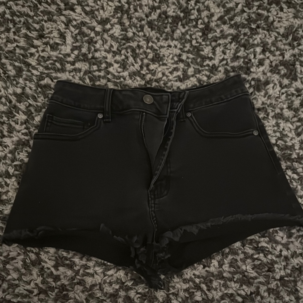 Rewash Black High Waist Women's Shorts